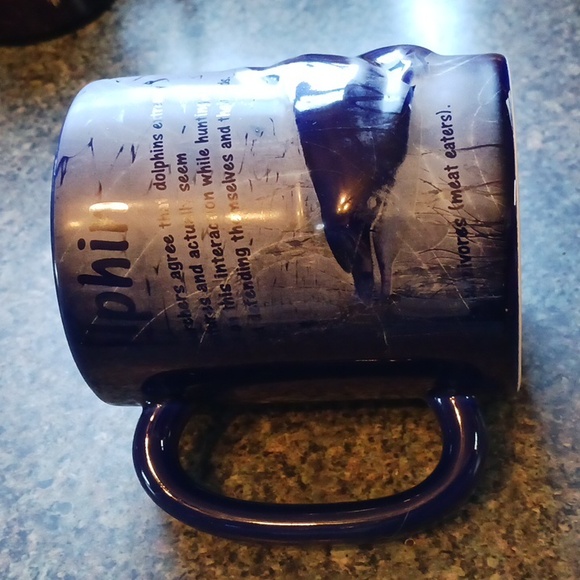Coffee Mug Huge with Dolphin - Picture 2 of 5